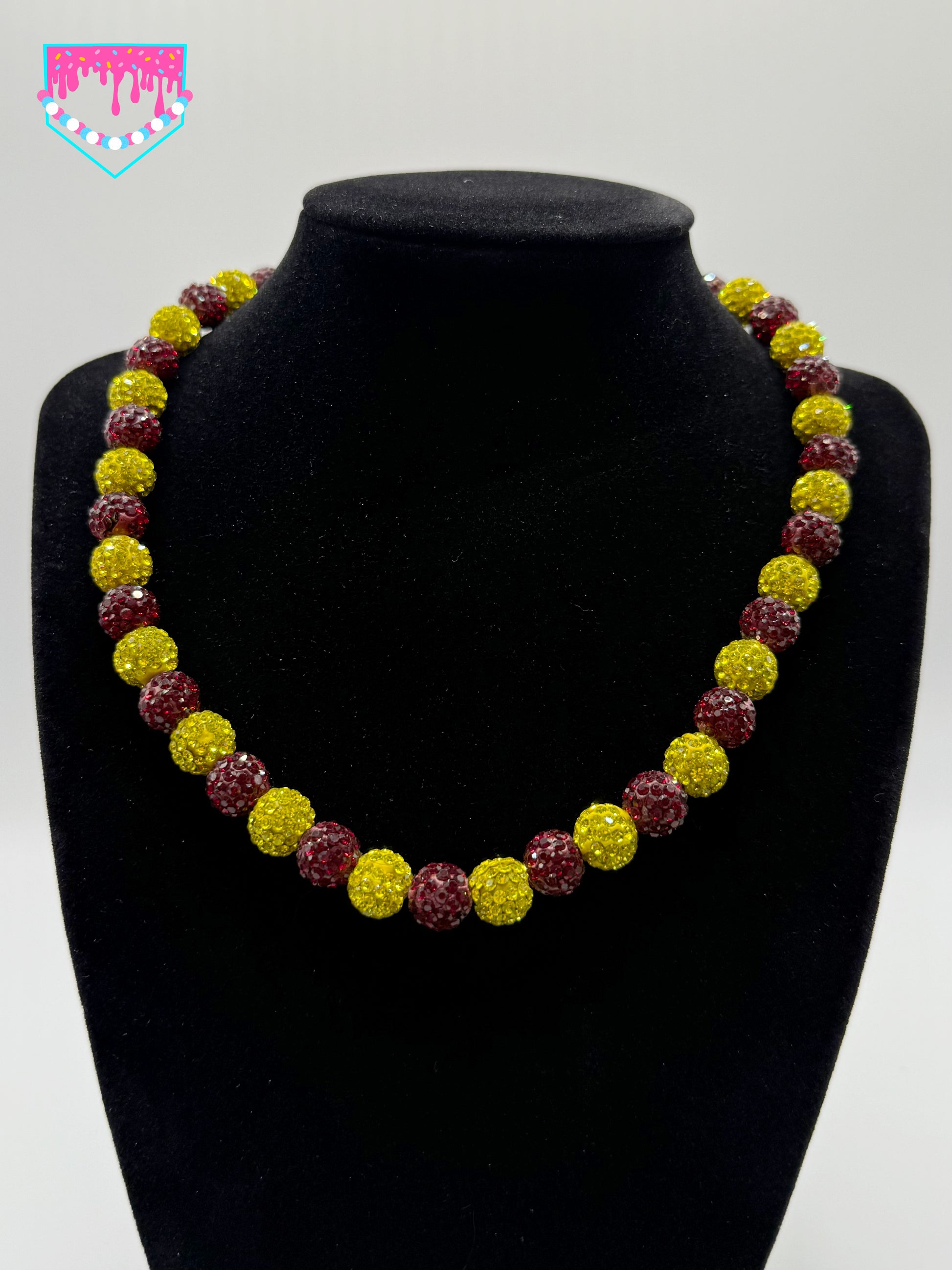 Yellow And Maroon Chain