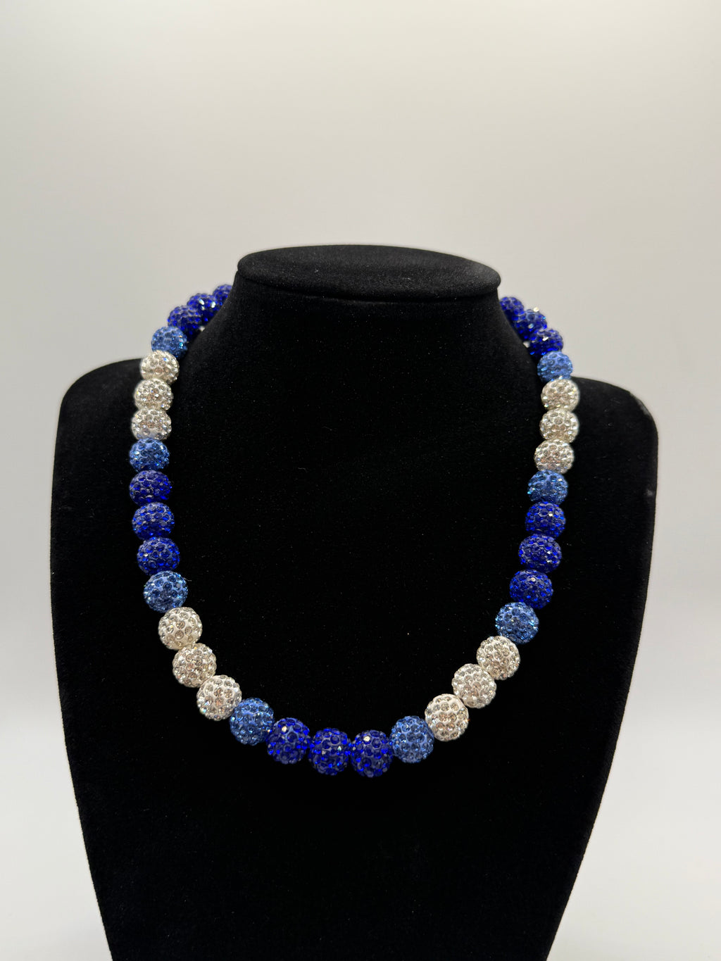 Blue, Light Blue, White Chain