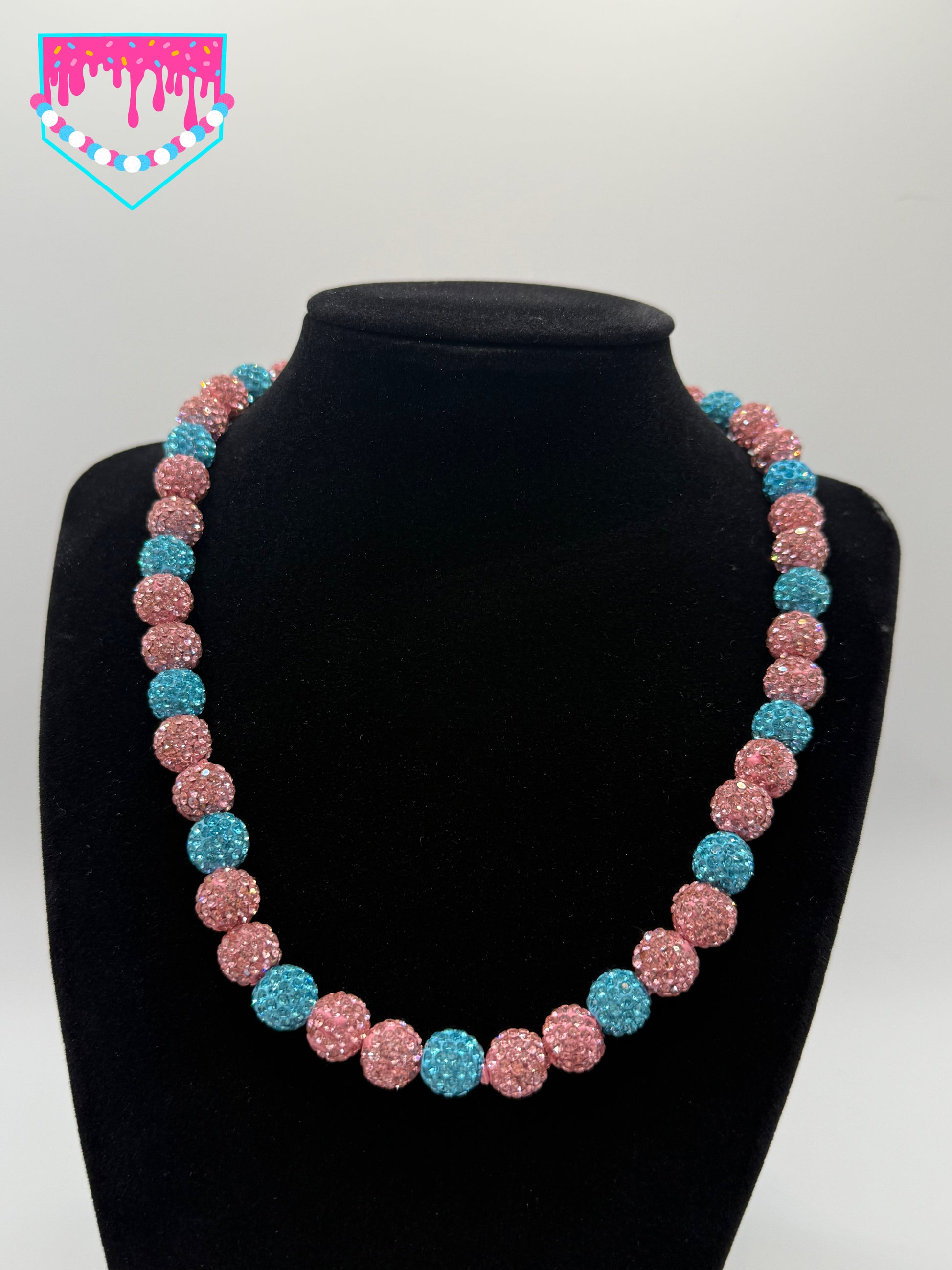 Pink and Teal Chain