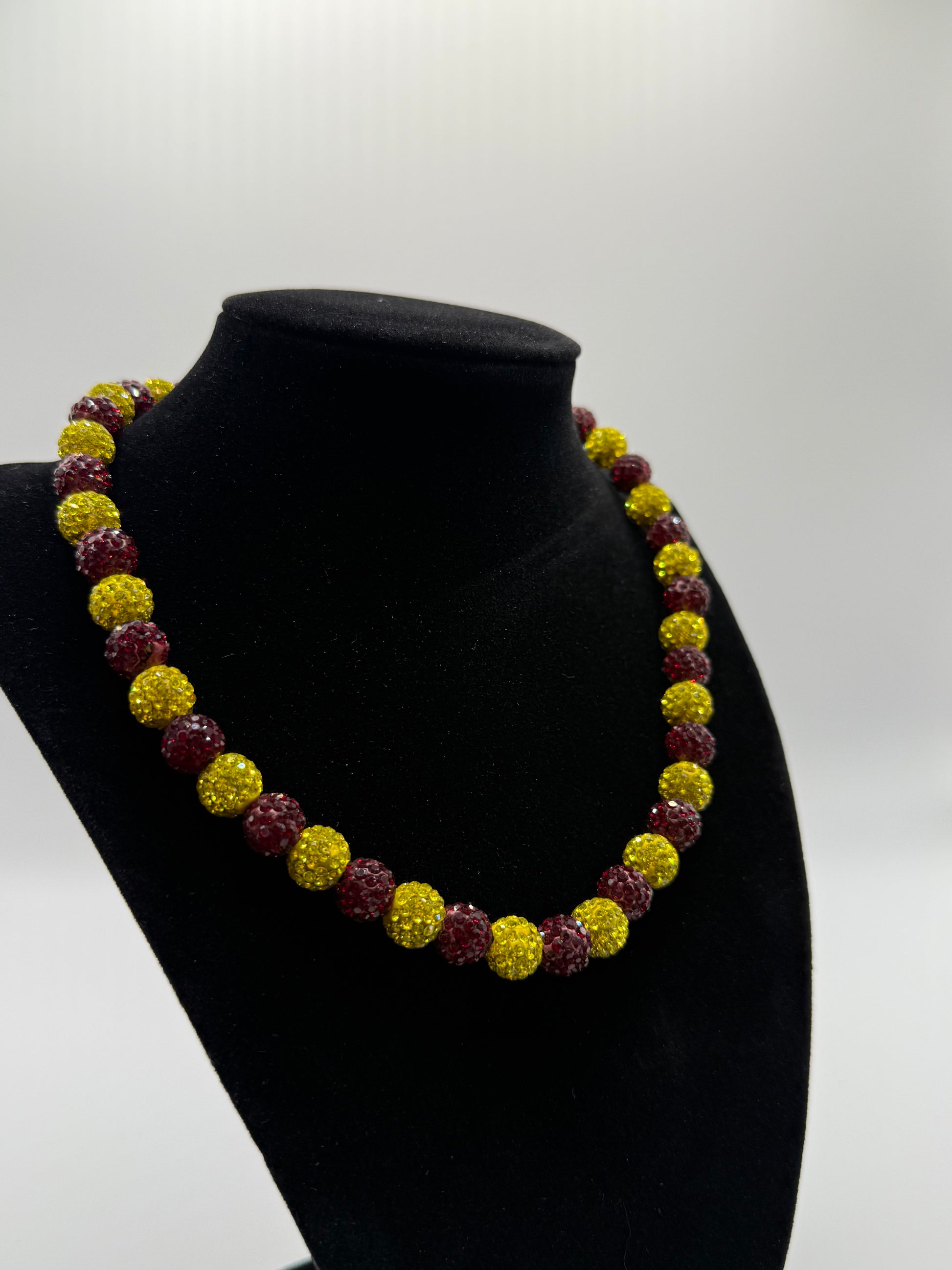 Yellow And Maroon Chain