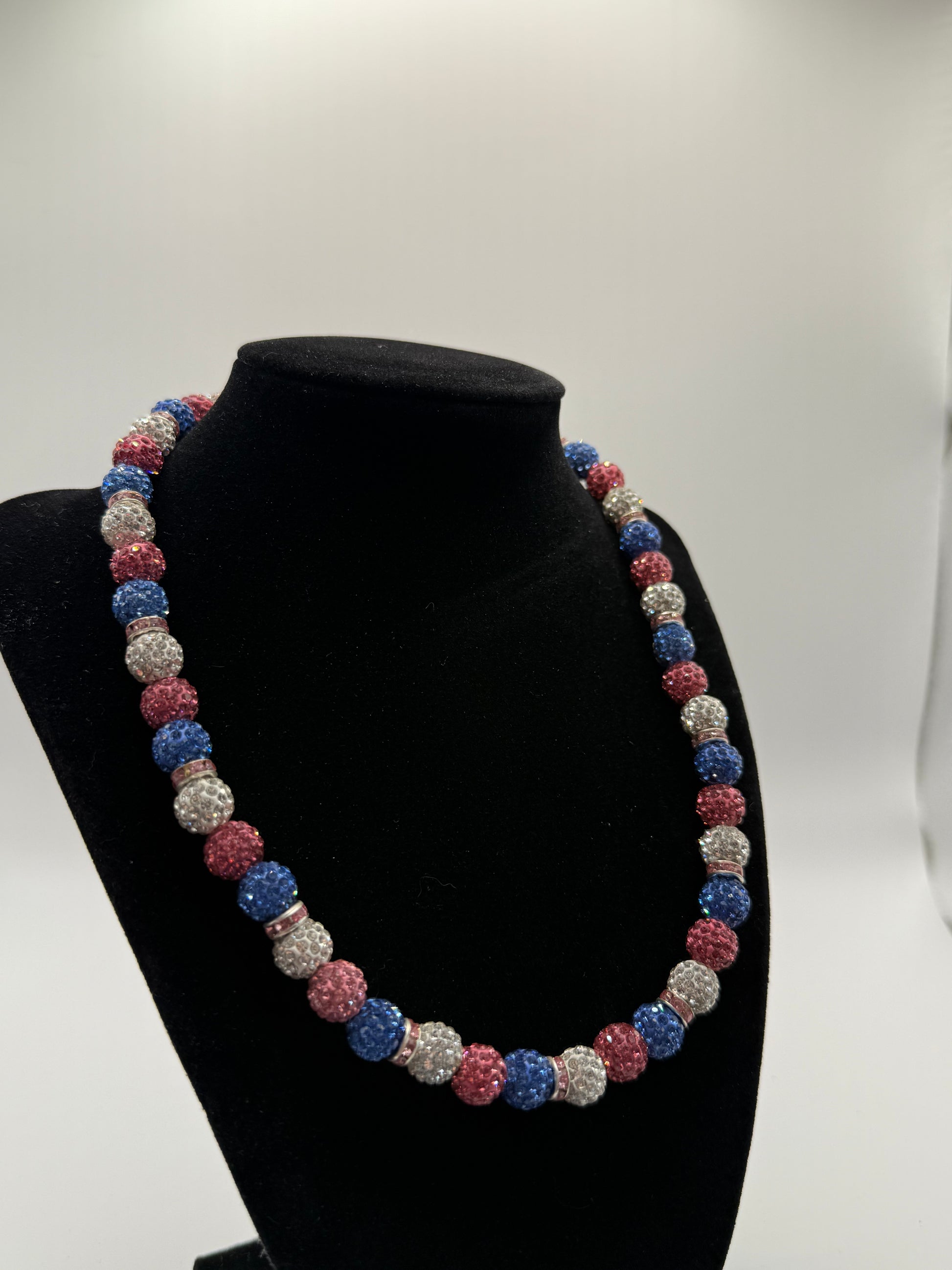 Pink, White, Blue Chain