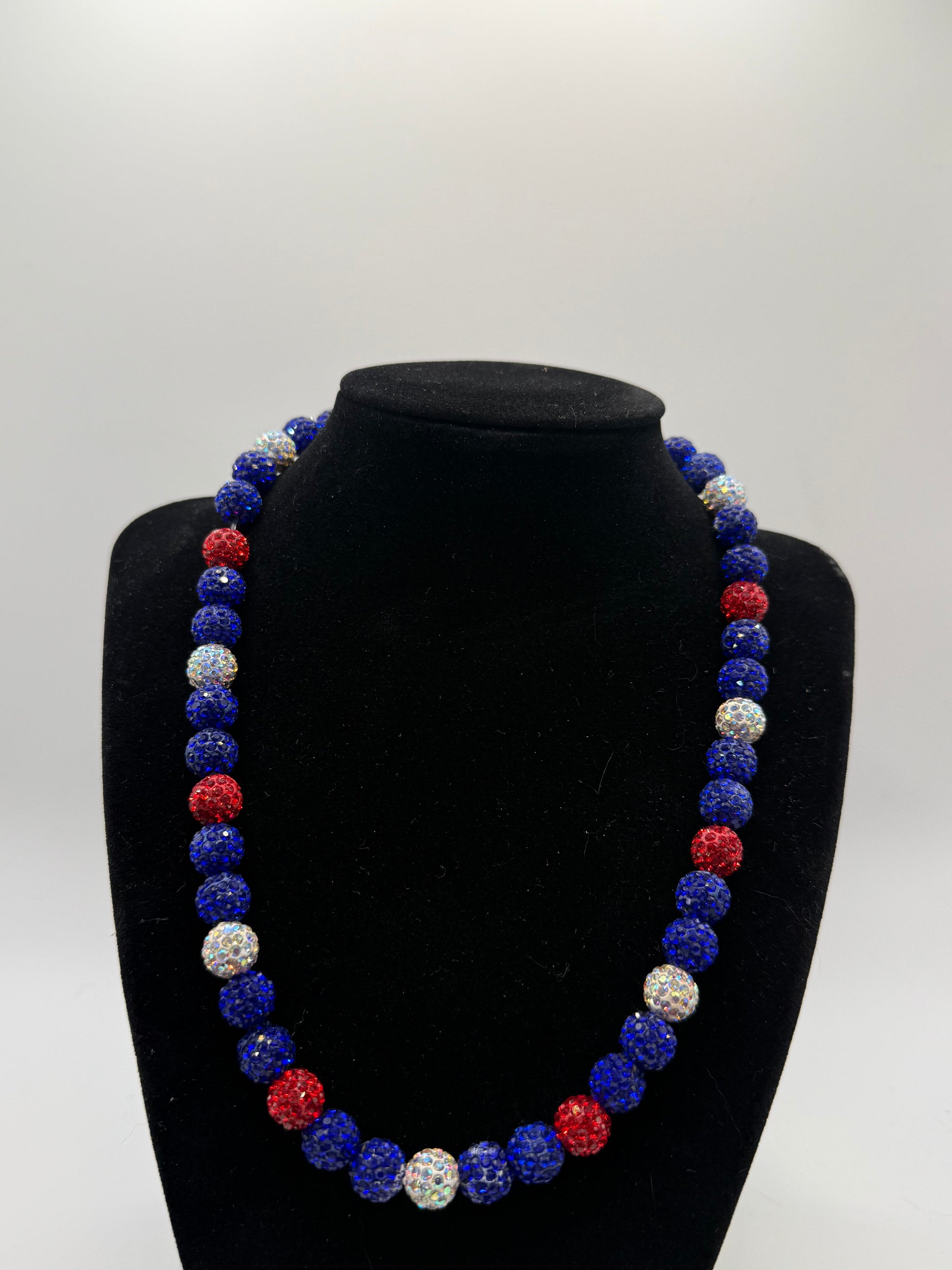 Blue,White, Red Chain