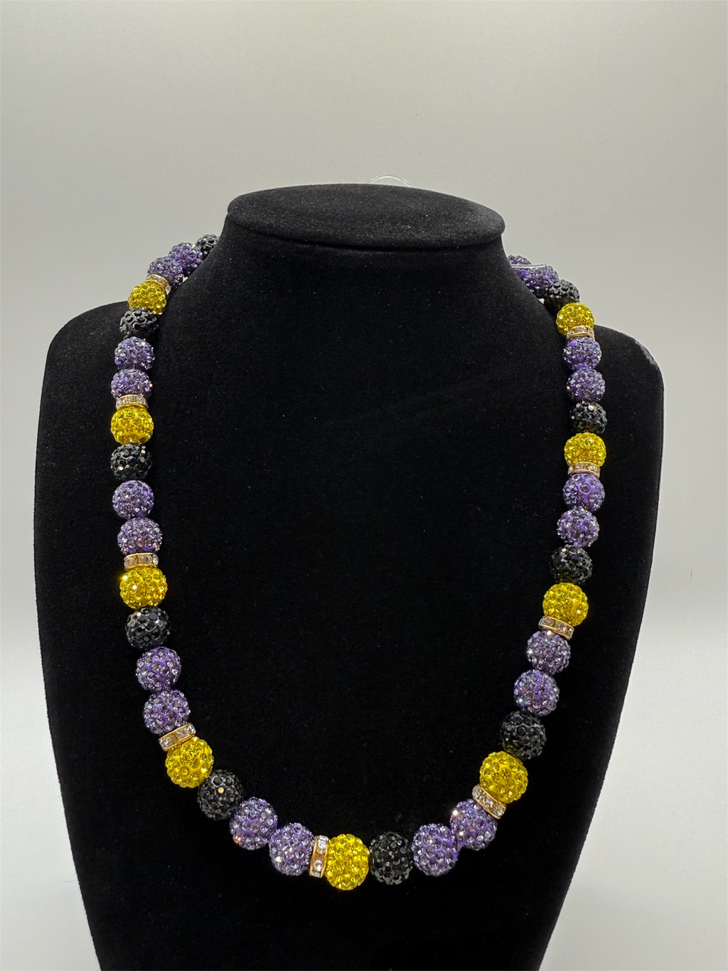 Purple, Gold, Black Chain