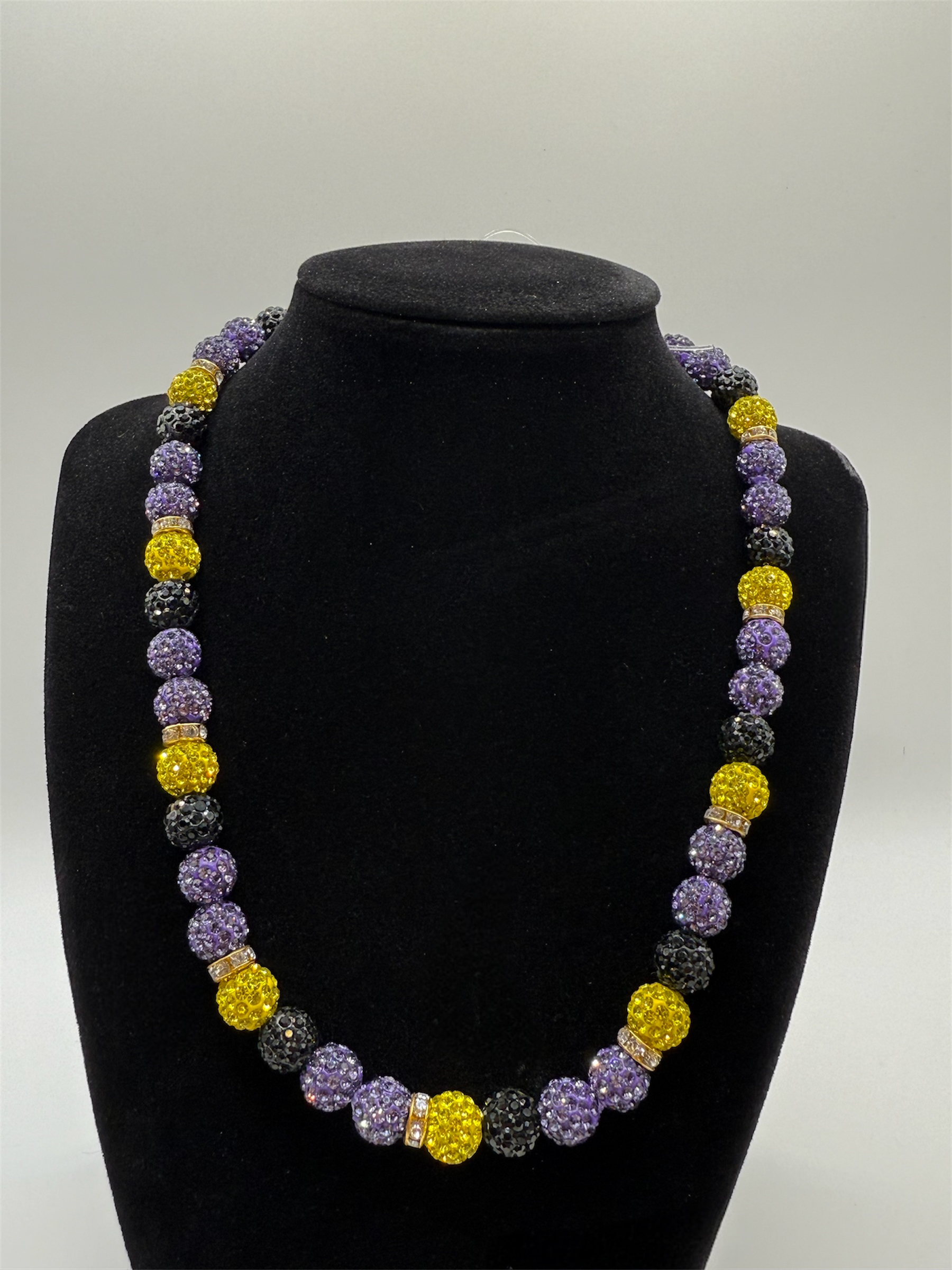 Purple, Gold, Black Chain
