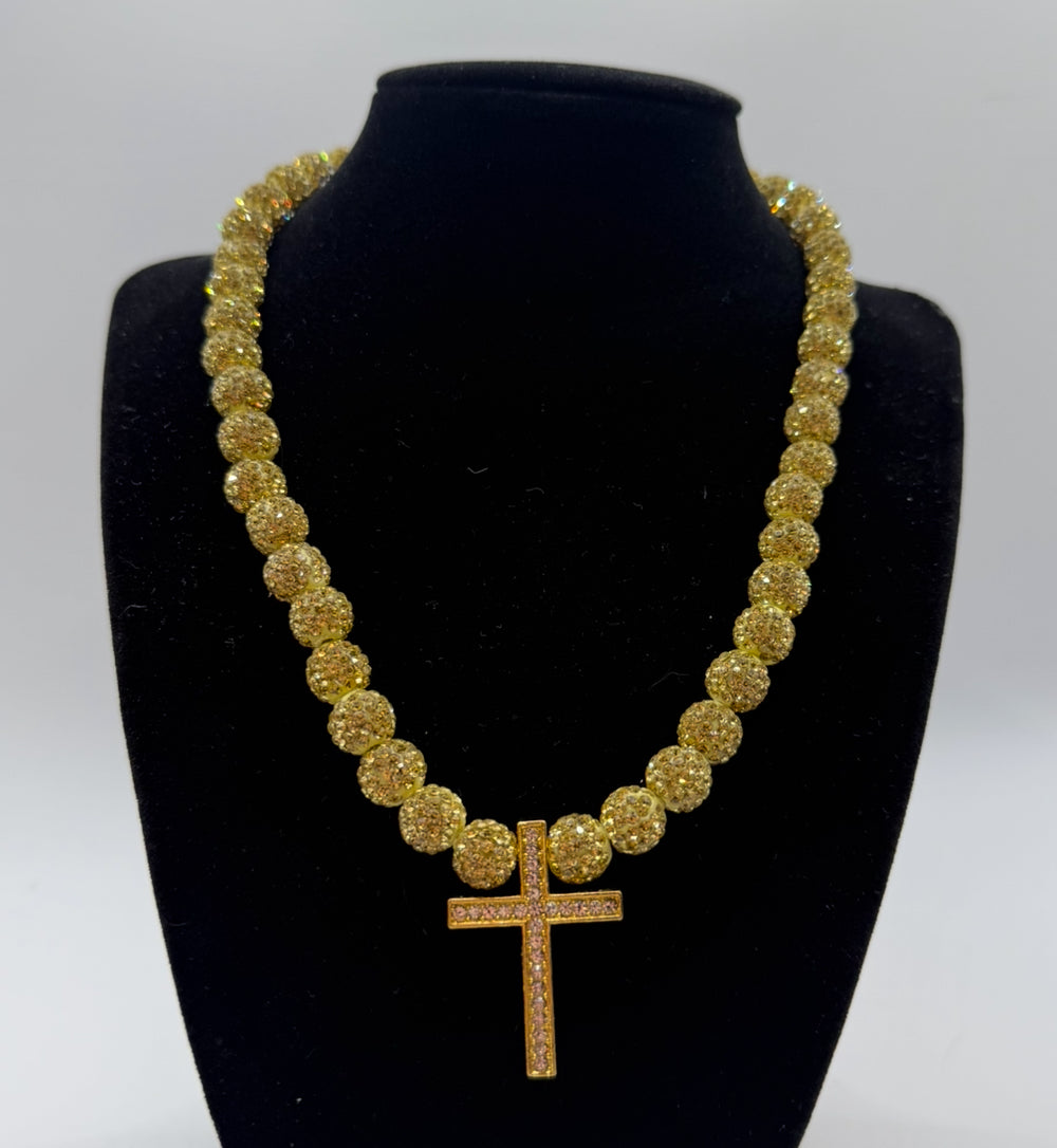 Gold With Cross Chain